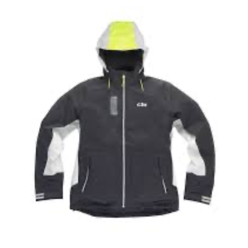 Gill Coastal Racer Jacket CR11J Mens Medium Black White Sailing Waterproof Coat